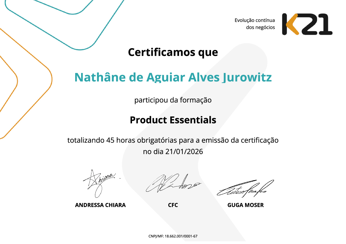 Certificado K21